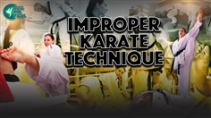 【JustHotFight】IMPROPER KARATE TECHNIQUE