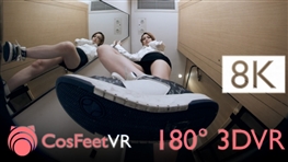 【CosFeetVR】Niki Jun 2025 K Sneakers Socks Foot Trampling 8K