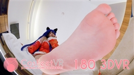 【CosFeetVR】Orange Cosplay Feet - F - Trampling