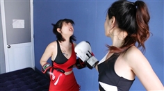 【Female Fight Footage】BOX-05 Emily vs Nana First 3 Knock Outs = Win! 04