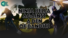 【JustHotFight】NINJA BELLA AGAINST A DEN OF BANDITS