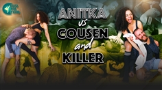 【JustHotFight】ANITKA VS COUSEN AND KILLER