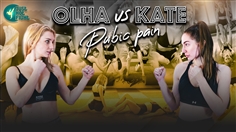 【JustHotFight】OLHA VS KATE - PUBIC PAIN