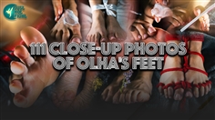 【JustHotFight】111 CLOSE-UP PHOTOS OF OLHA`S FEET