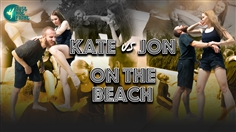 【JustHotFight】KATE VS JON ON THE BEACH