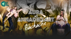 【JustHotFight】ANNADELLART VS AURA - BACKACHE