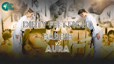 【JustHotFight】DIRTY FEET FIGHT- BARBIE VS AURA