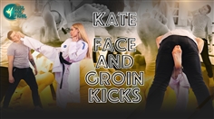 【JustHotFight】KATE - FACE AND GROIN KICKS