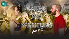 【JustHotFight】BARBIE VS JON — WRESTLING (Part 2)