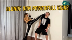 【JustHotFight】BLONDE DOM POWERFULL KICKS