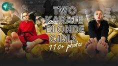 【JustHotFight】TWO KARATE BLONDE GIRLS (110+ Photos)