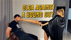 【JustHotFight】OLHA AGAINST A BOUND GUY