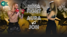 【JustHotFight】MMA FIGHT AURA VS JON