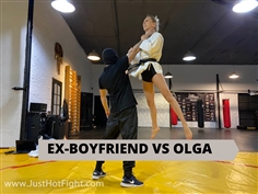 【JustHotFight】EX-BOYFRIEND TRIES TO RETURN OLGA