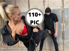 【JustHotFight】DIRTY GROIN KICKS PHOTOSET 110+ PIC