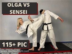 【JustHotFight】OLHA VS SENSEI 155+ pics Judo Photoset