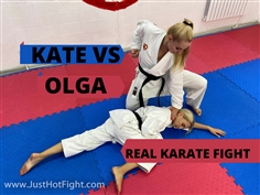 【JustHotFight】KATE VS OLGA KARATE Match