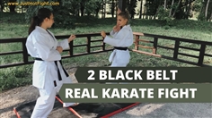 【JustHotFight】OLGA VS LENA – Real karate fight