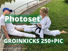 【JustHotFight】Olga Selfdefense- 250+PICTURES WITH GROIN KICK